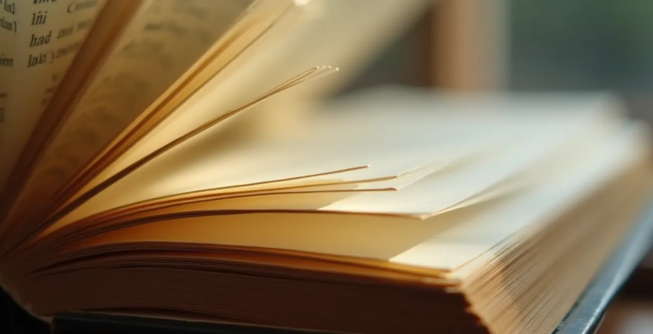 Peaceful reading corner with physical books and natural light